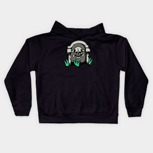 Skull tombstone Kids Hoodie